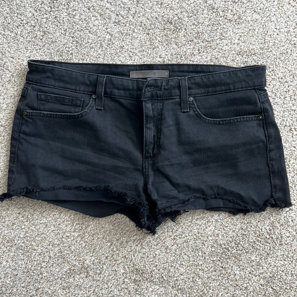 Black Denim Shorts
